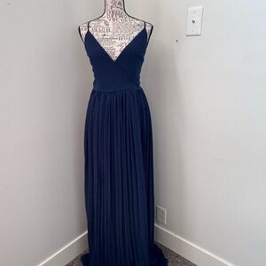 Soieblu Deep Blue Maxi Dress